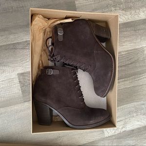 Lucky brand brown booties